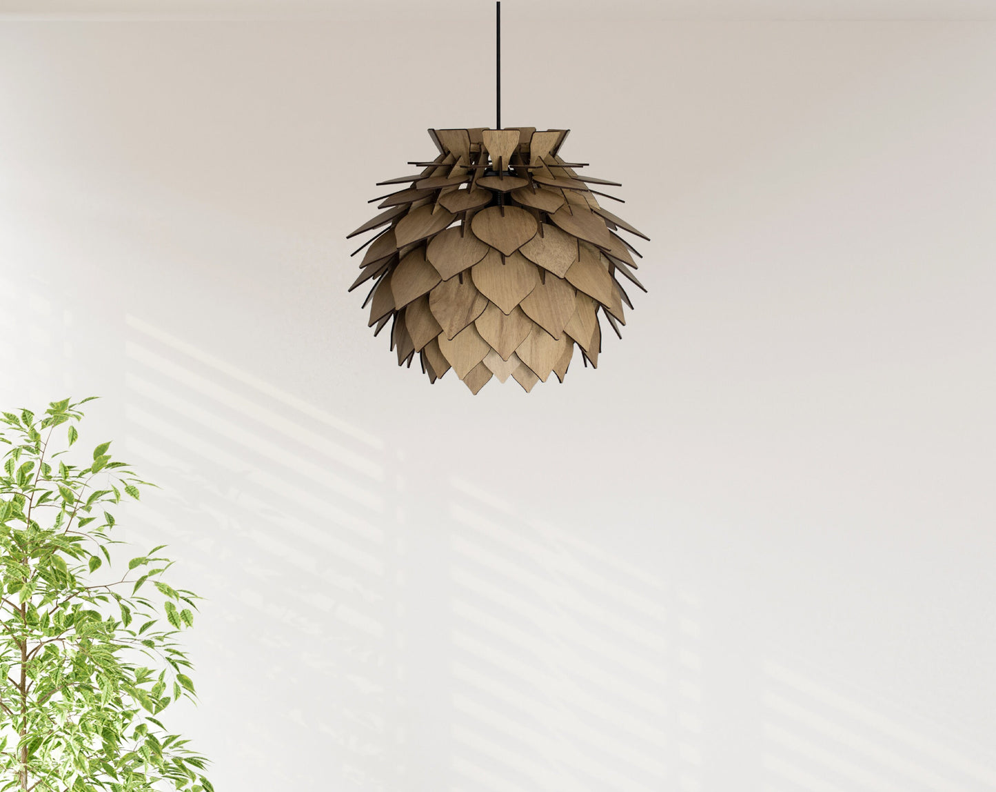 Modern Wooden Pendant Light