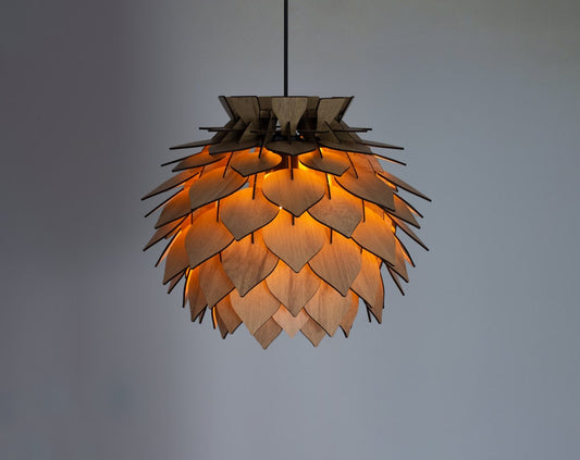Modern Wooden Pendant Light