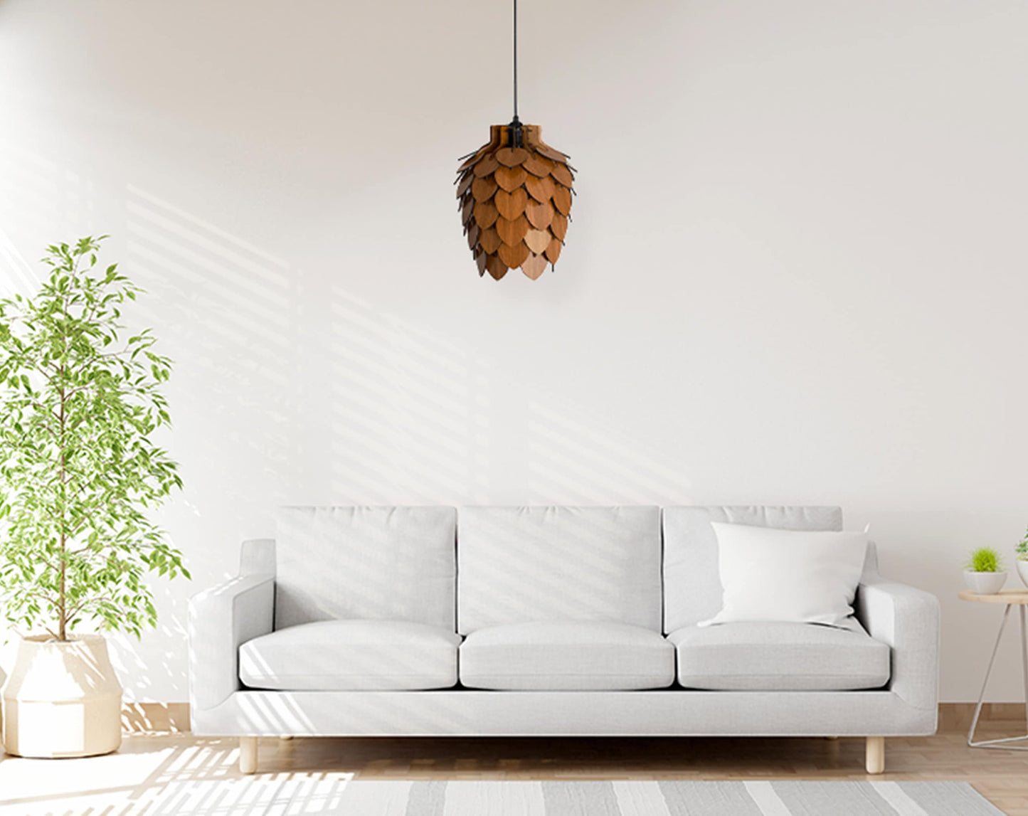 Mini Pine Cone Pendant Light